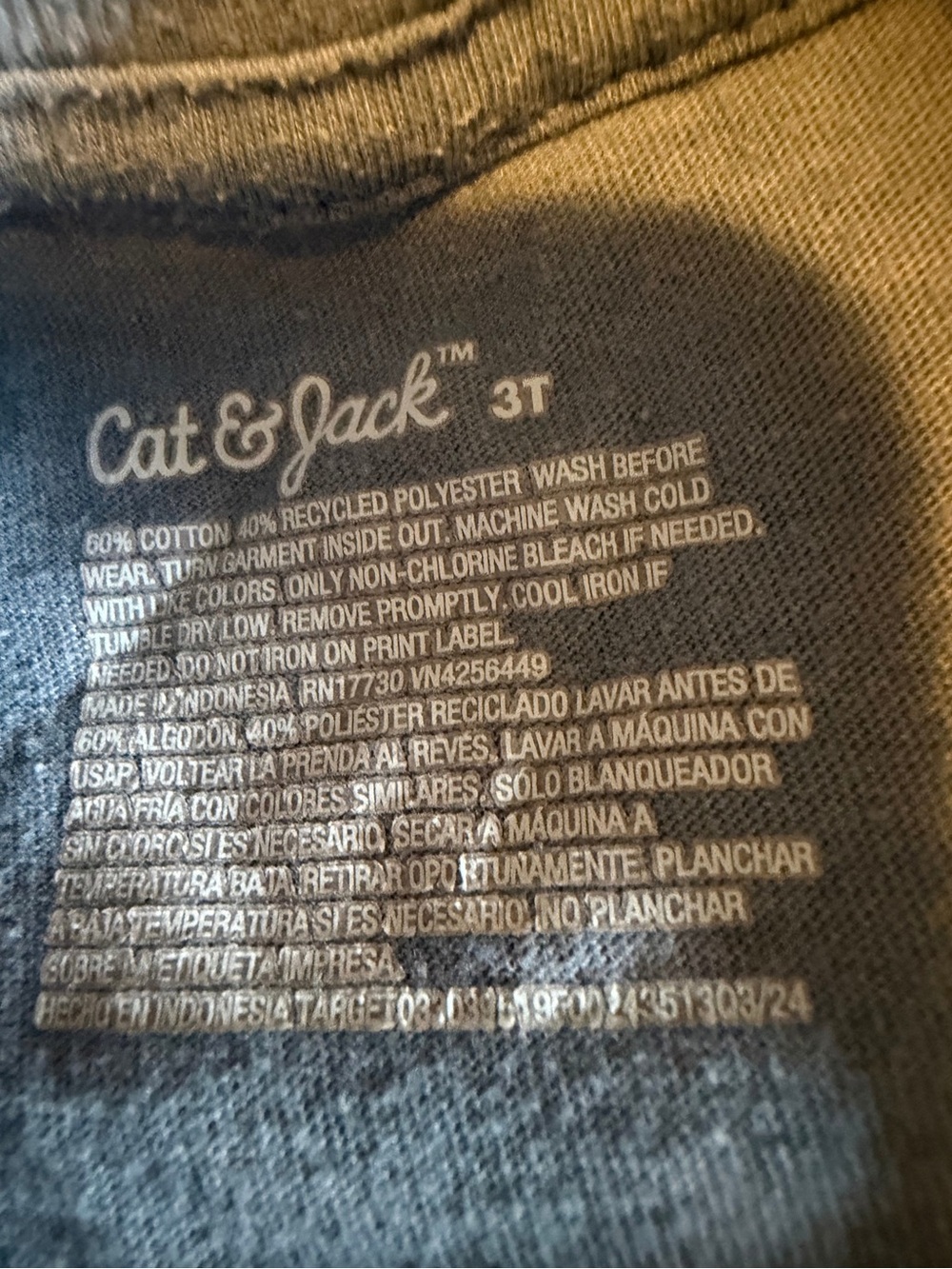 Cat & Jack - Scooter & Bicycle AOP Short Sleeve Tee Slate Blue 3T - Picture 2 of 3
